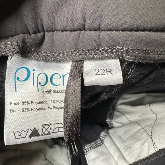 Piper Smartpak Breeches Riding Pants Fullseat NWT Charcoal Size 22R - Picture 3 of 3